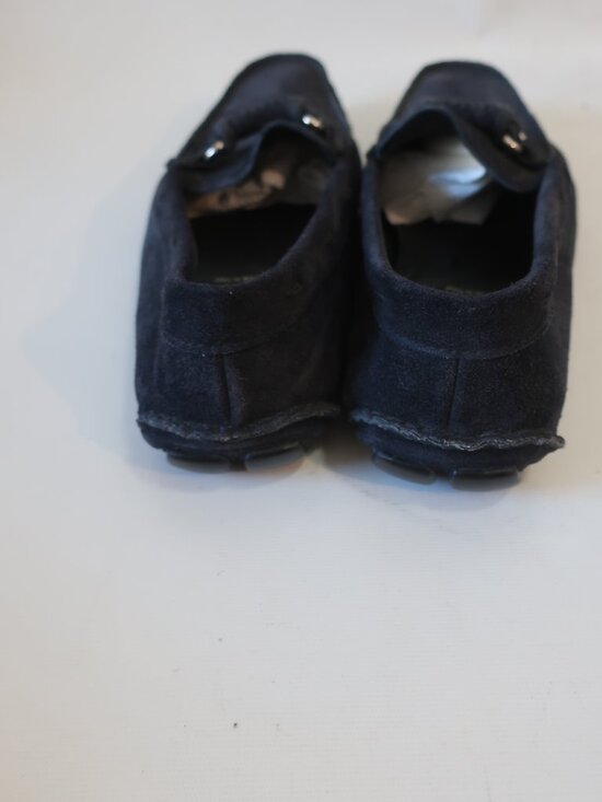 Mens Prada Navy Blue Suede Rope Chain Loafer Shoes 12 main image 3